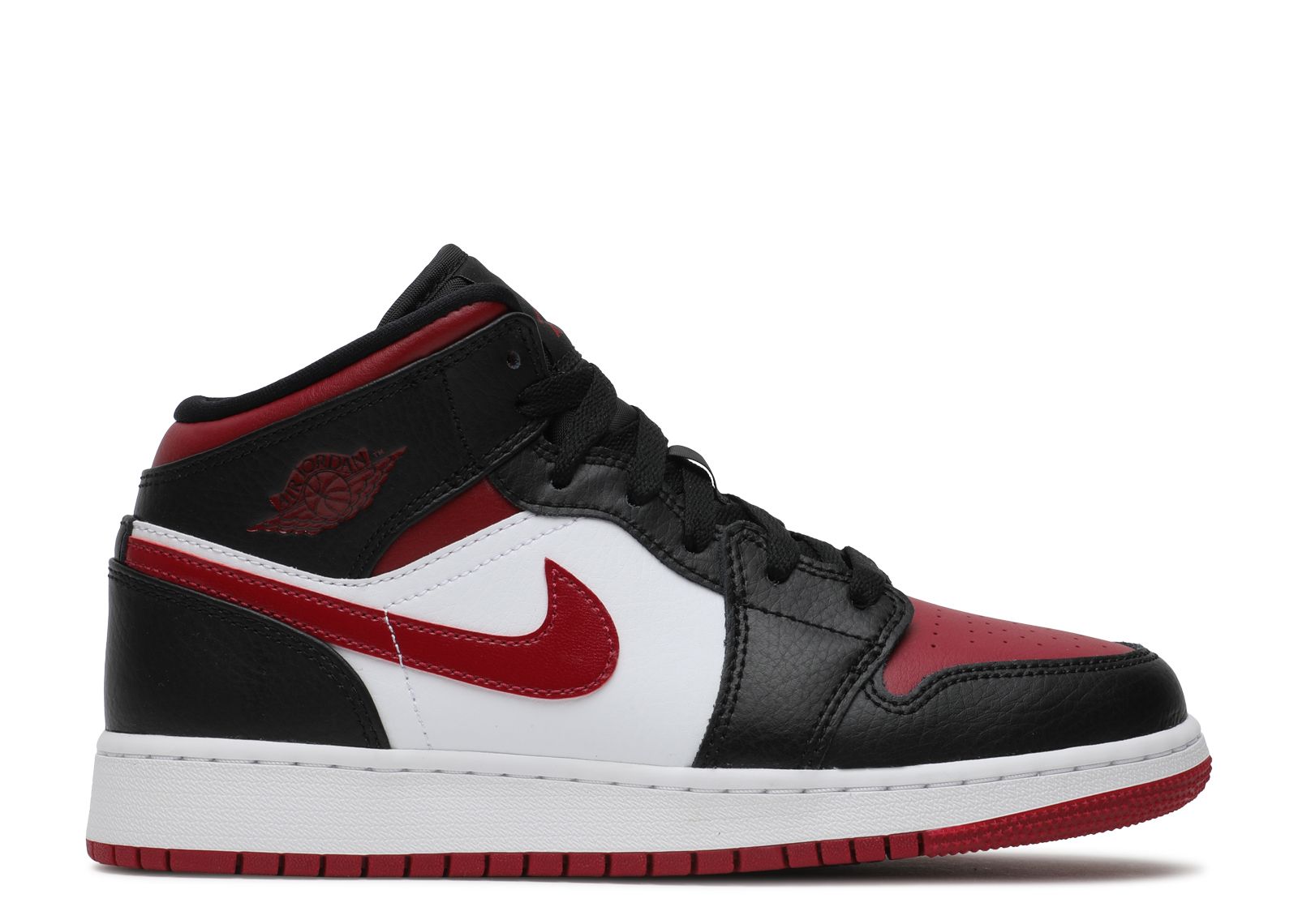 Jordan 1 Mid GS 'Noble Red'