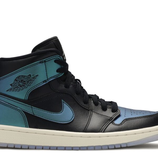 Wmns Jordan 1 Mid 'Metallic Turquoise'