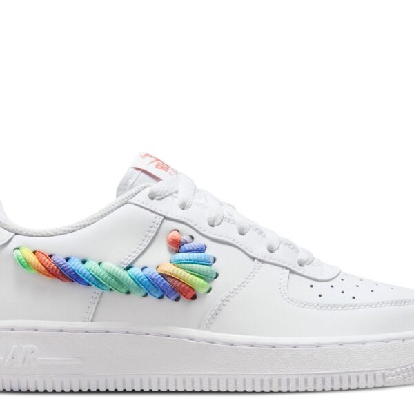Air Force 1 Low GS 'Rainbow Lace Swoosh'