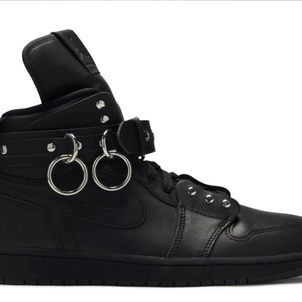 Comme des Garçons x Jordan 1 Retro Strap High 'Black'