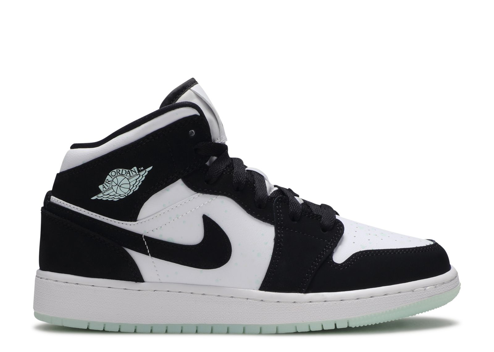 Jordan 1 Mid SE GS 'Glow in the Dark Panda'