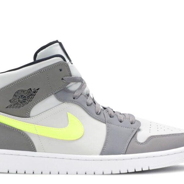 Jordan 1 Mid 'Gunsmoke Volt'