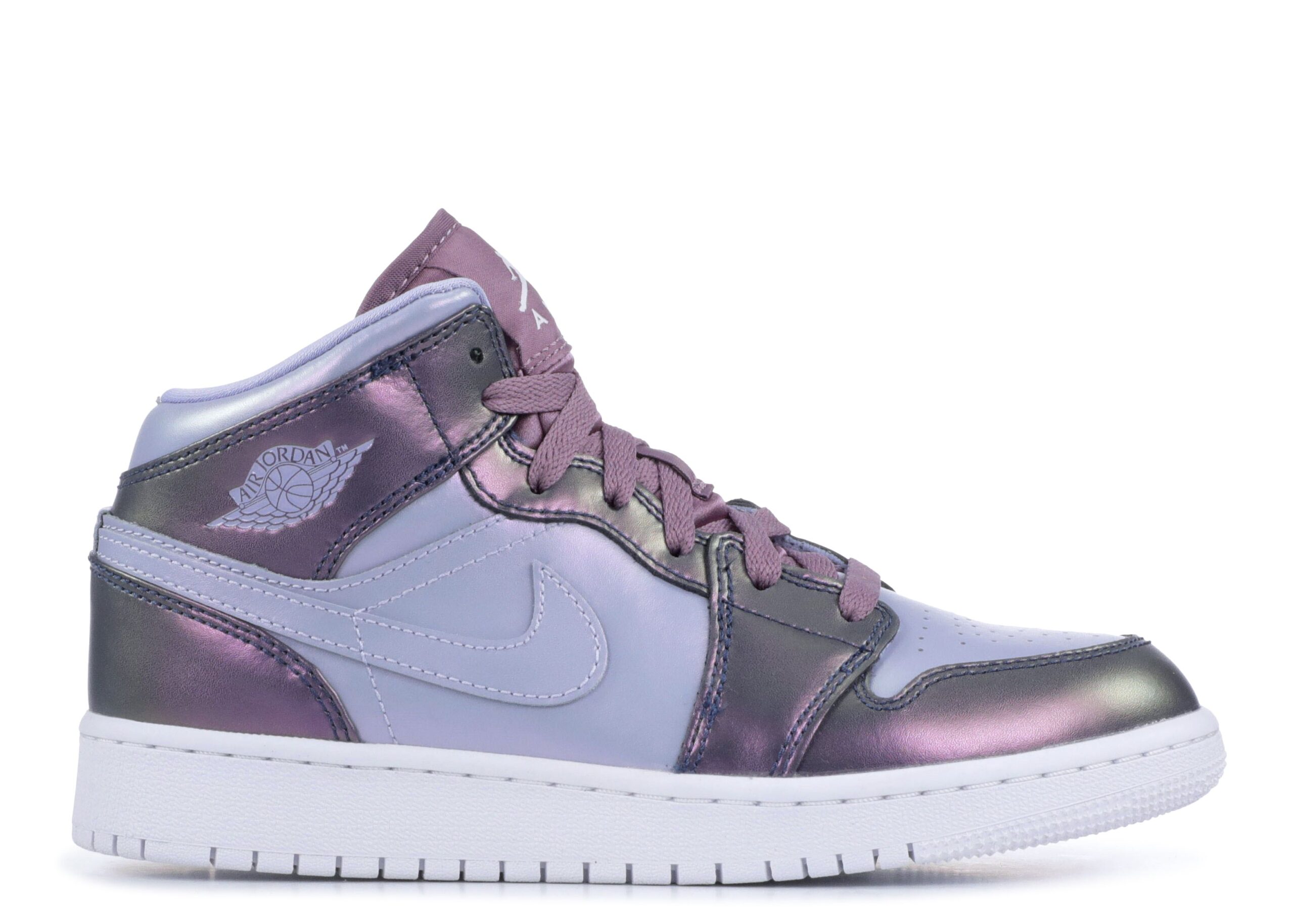 Jordan 1 Mid GS 'Metallic Purple'