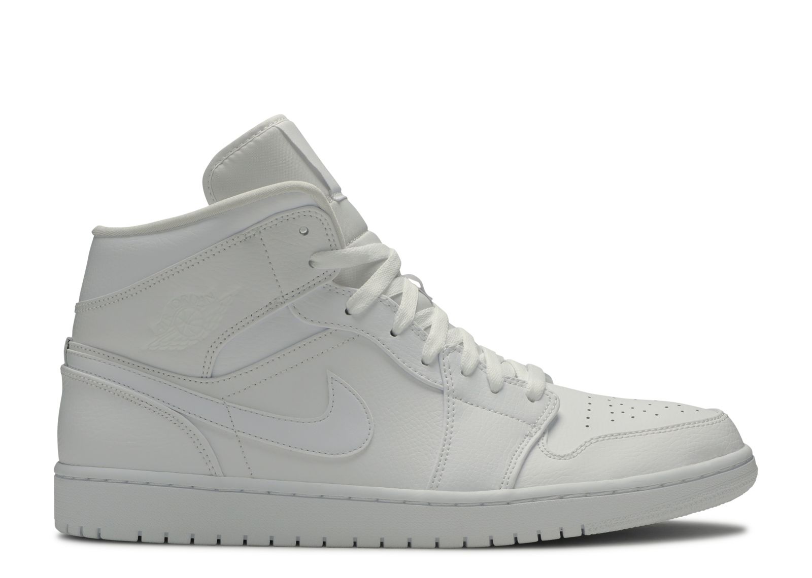 Jordan 1 Mid 'Triple White' 2019