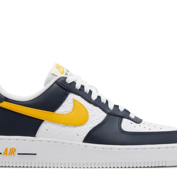 Air Force 1 '07 'Embossed Hoops - Dark Obsidian'
