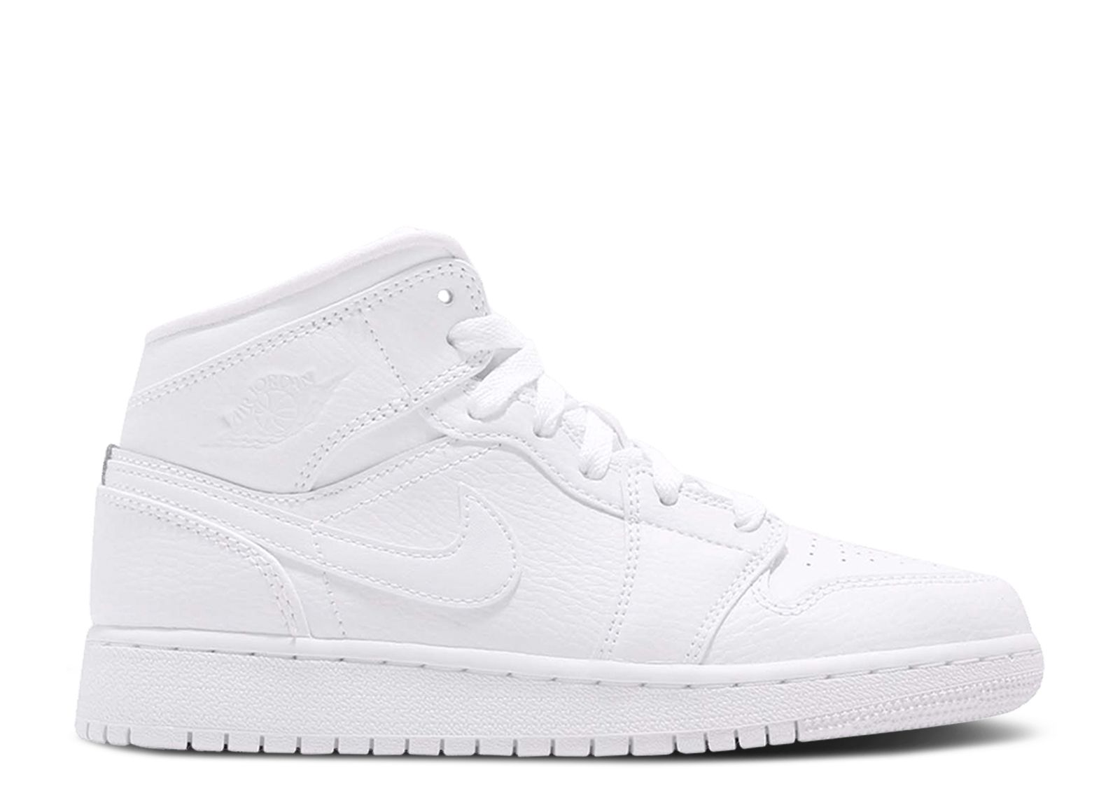 Jordan 1 Mid GS 'Triple White' 2019