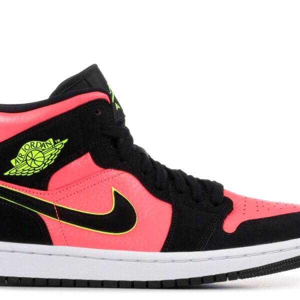 Wmns Jordan 1 Retro Mid 'Hot Punch Volt'