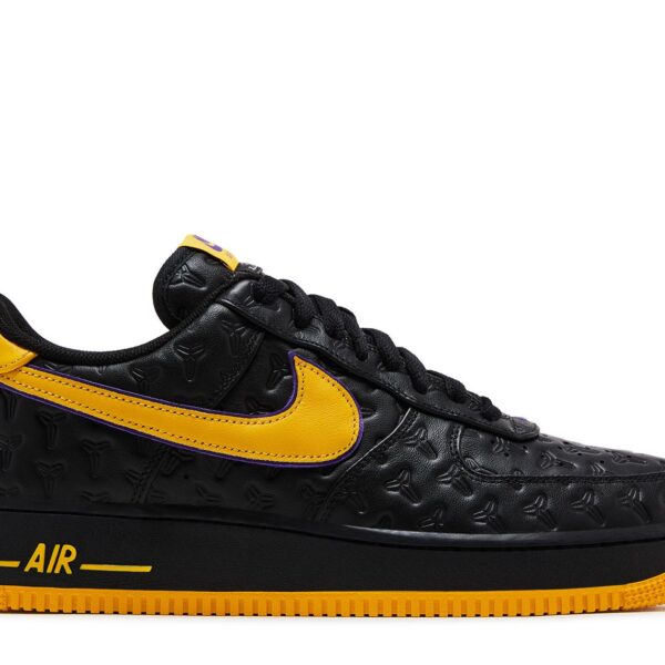 Kobe Bryant x Air Force 1 Low 'Lakers Away' Numbered
