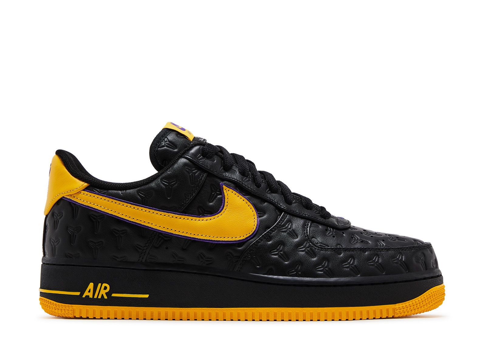 Kobe Bryant x Air Force 1 Low 'Lakers Away' Numbered