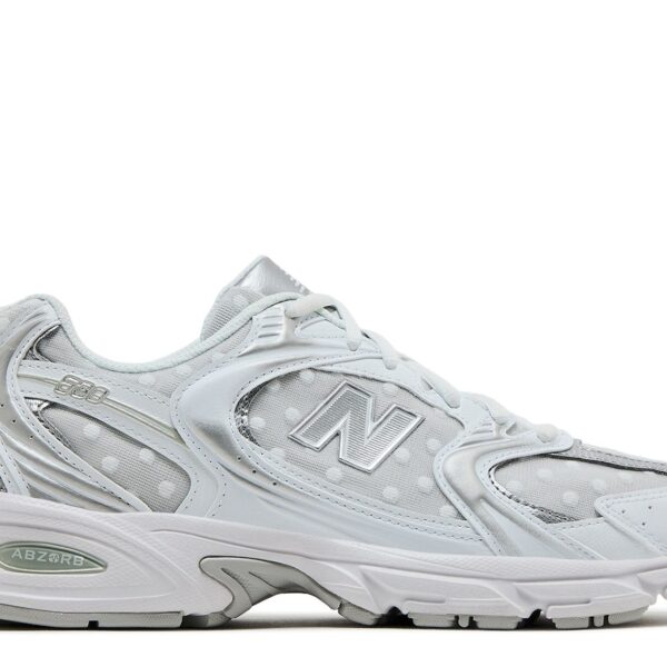 New Balance 530 'White Silver Metallic Polka Dots'