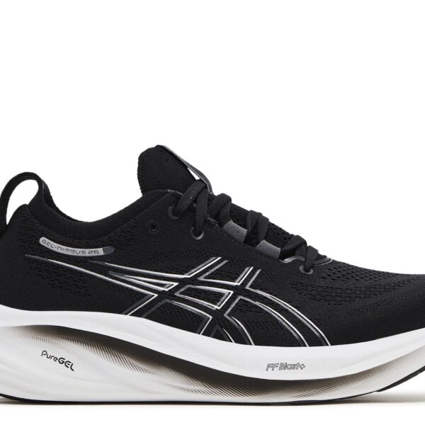 Wmns Gel Nimbus 26 'Black Graphite Grey'