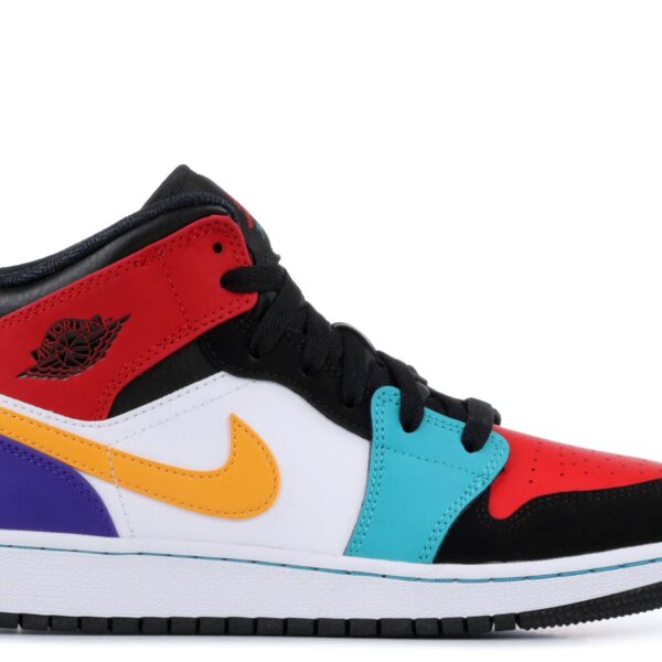 Jordan 1 Mid GS 'Multi-Color'