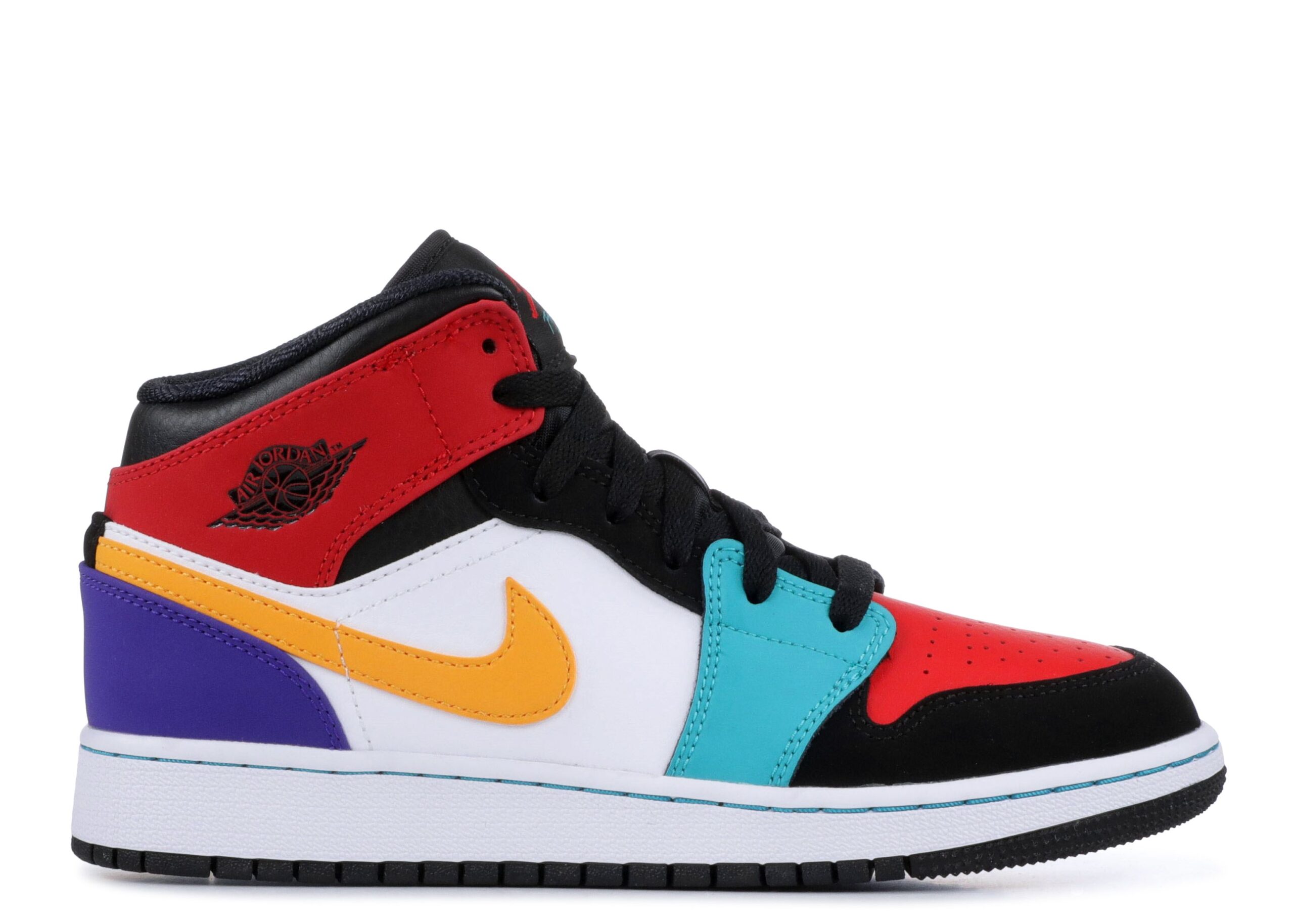 Jordan 1 Mid GS 'Multi-Color'