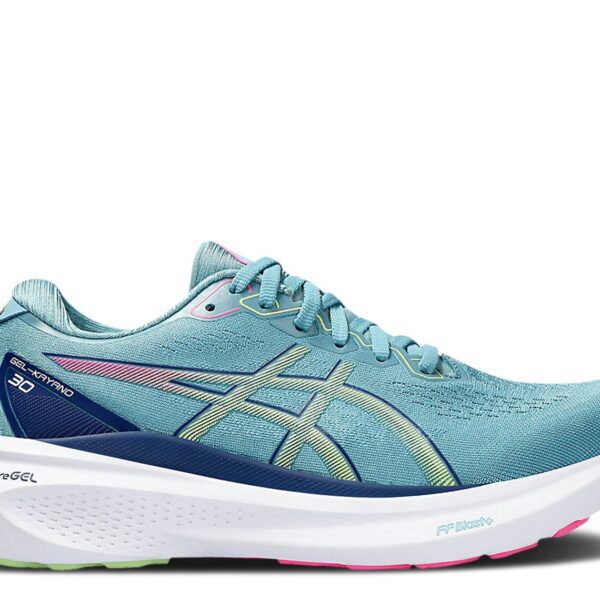 Wmns Gel Kayano 30 'Gris Blue Lime Green'