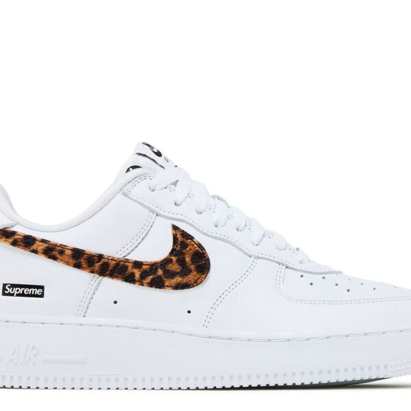 Supreme x GOODENOUGH x Air Force 1 Low 'White Cheetah Print'