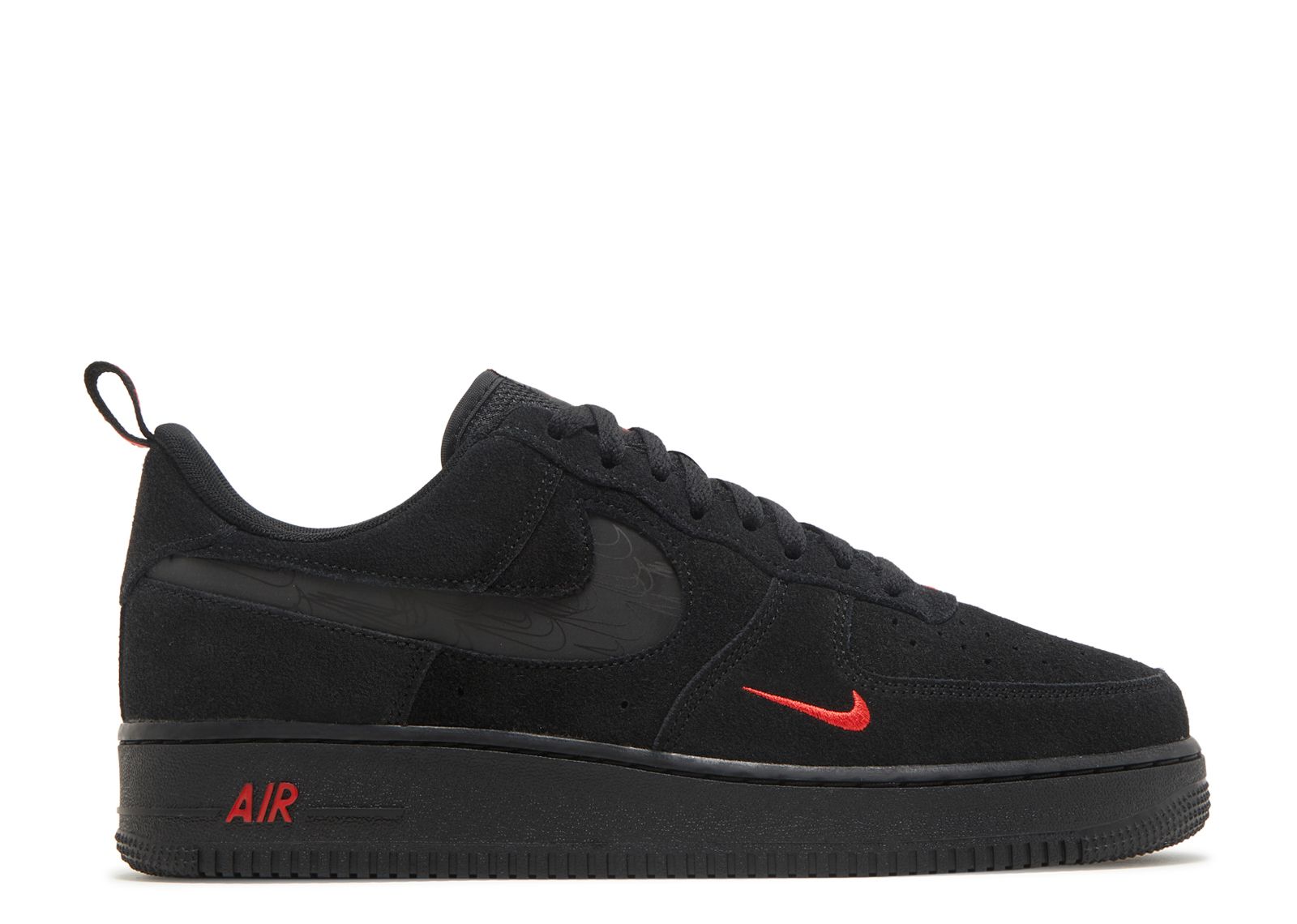 Air Force 1 '07 LV8 'Reflective Swoosh - Black Crimson'