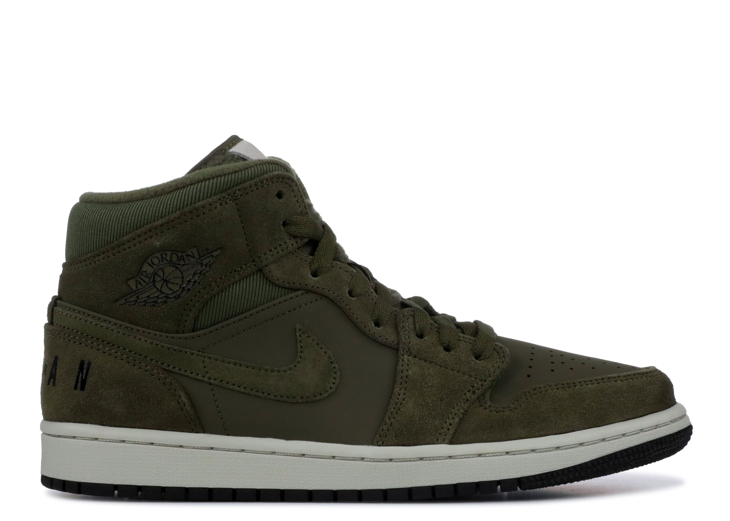 Jordan 1 Retro Mid 'Olive Canvas'