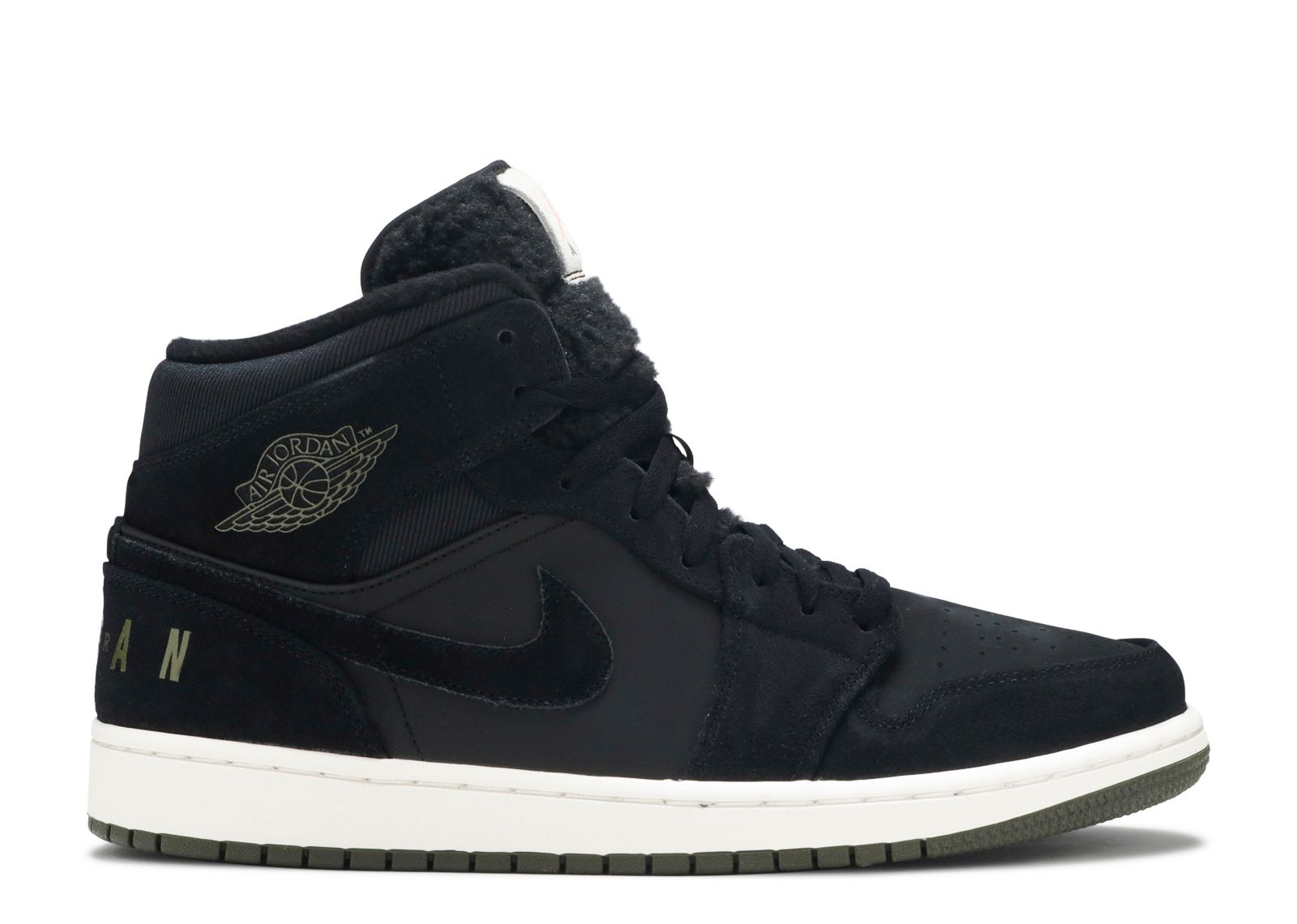 Jordan 1 Retro Mid 'Black'