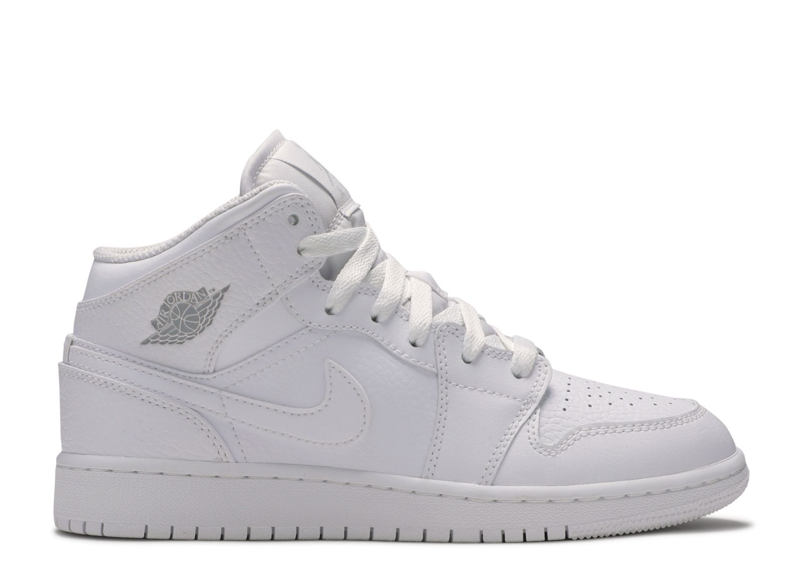 Jordan 1 Retro Mid GS 'Pure Platinum'
