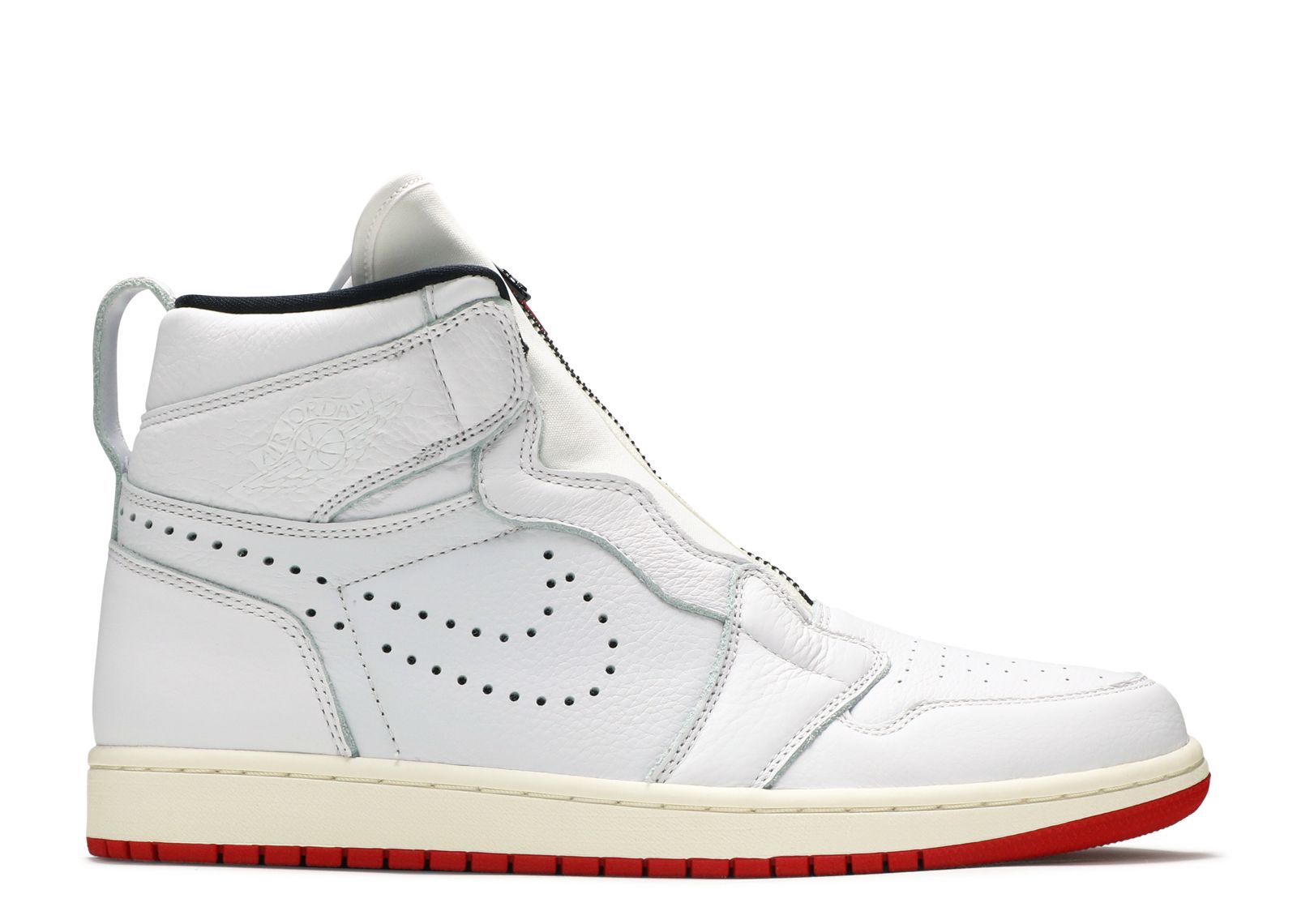 Jordan 1 Retro High Zip 'White University Red'