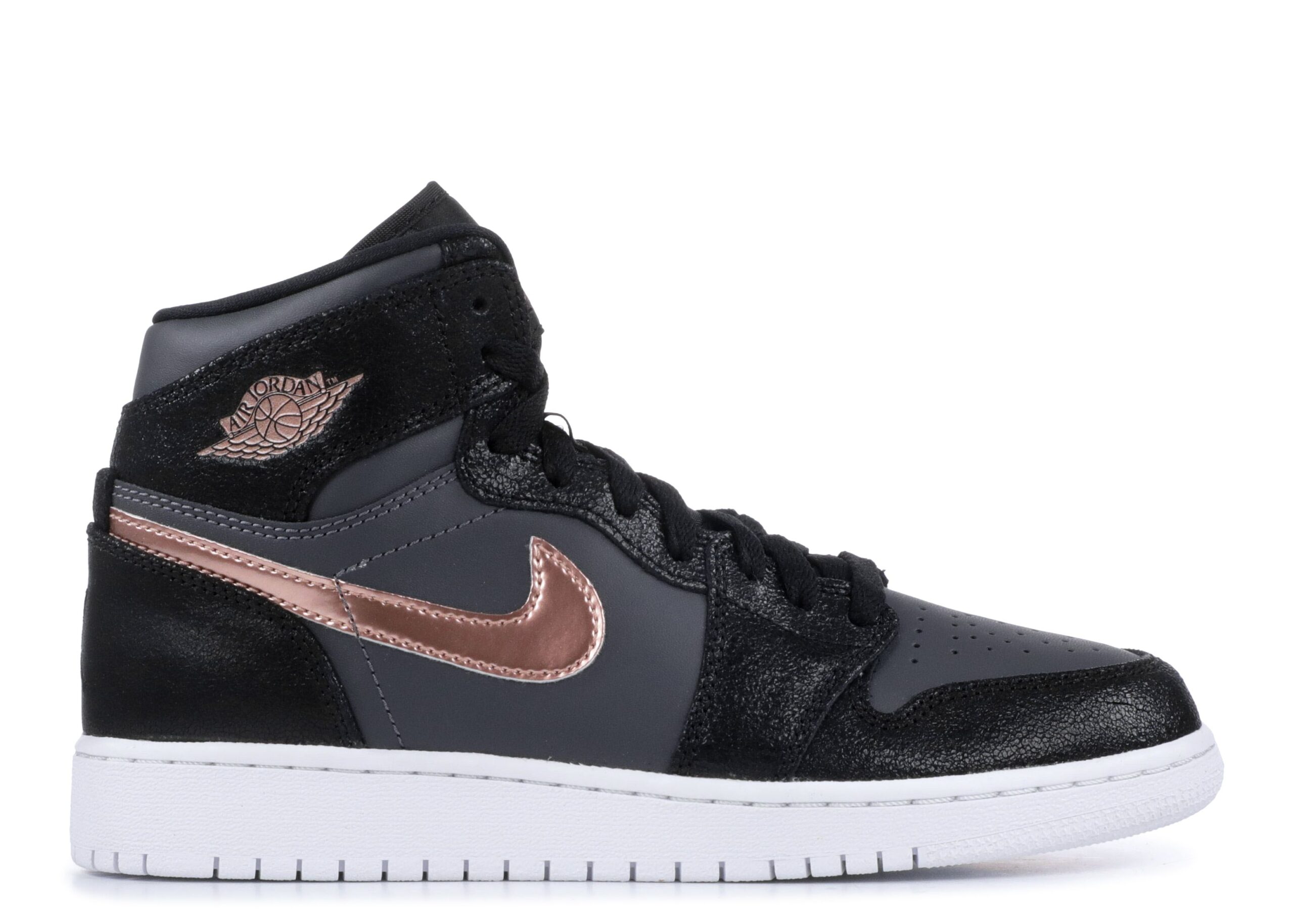 Jordan 1 Retro High GS 'Black Metallic Red Bronze'