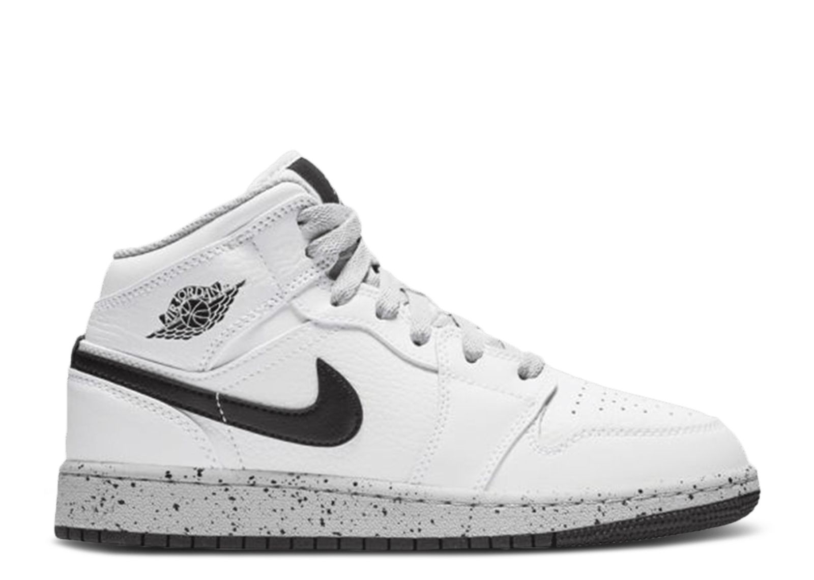 Jordan 1 Retro Mid GS 'White Cement'
