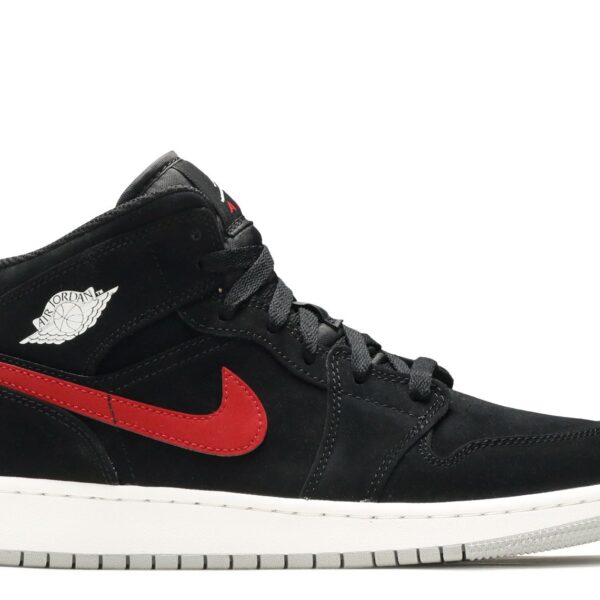 Jordan 1 Retro Mid GS 'Black University Red'