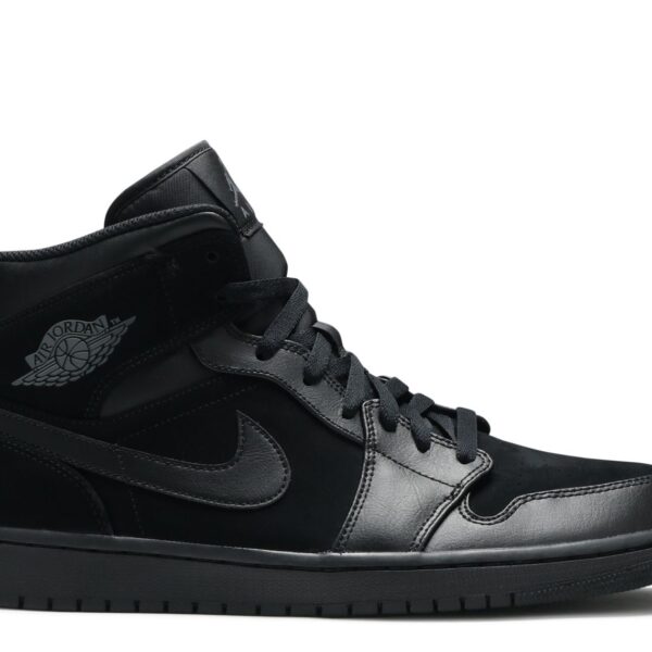 Jordan 1 Mid 'Black'