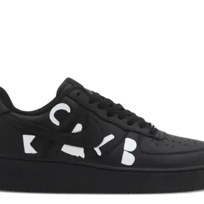 BLACK Comme des Garçons x Air Force 1 Low Retro 'Black' Dover Street Market Exclusive