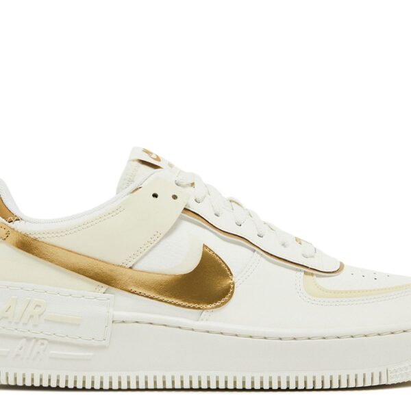 Wmns Air Force 1 Shadow 'Sail Metallic Gold'