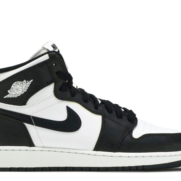 Jordan 1 Retro High OG BG 'Black White' 2014