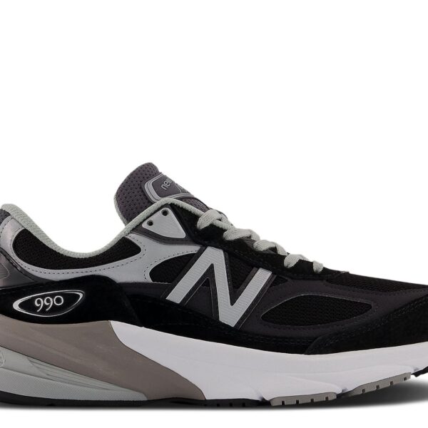 New Balance 990v6 Made in USA B Wide 'Black Silver'