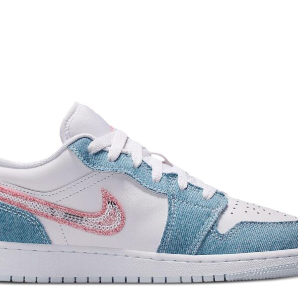 Jordan 1 Low GS 'Denim Sequin'