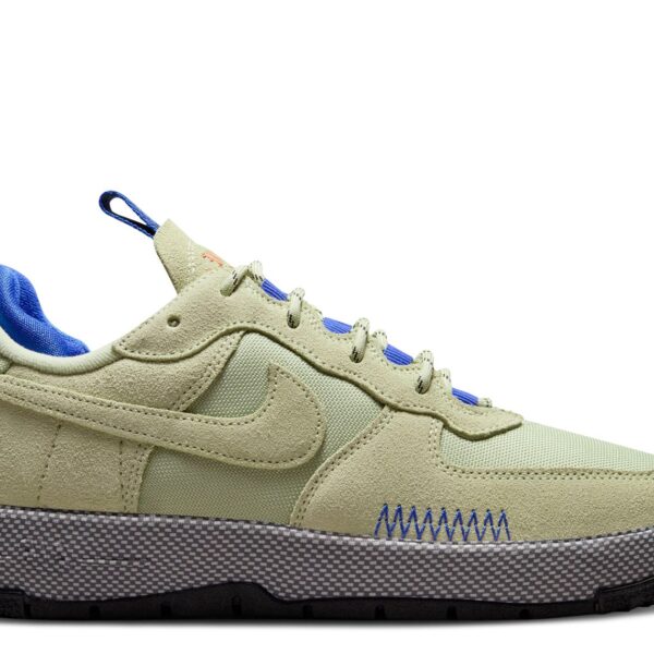 Wmns Air Force 1 Wild 'Olive Aura Aquarius Blue'
