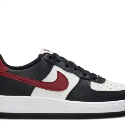 Air Force 1 GS 'Black Dark Team Red'