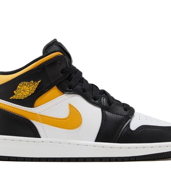 Jordan 1 Mid GS 'Black University Gold'