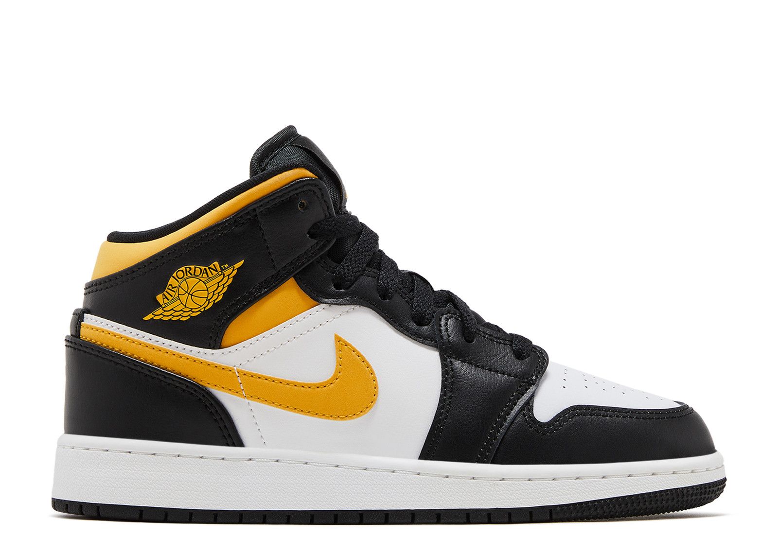 Jordan 1 Mid GS 'Black University Gold'