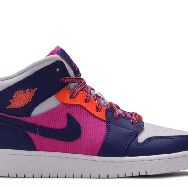 Jordan 1 Mid GS 'Fire Pink'