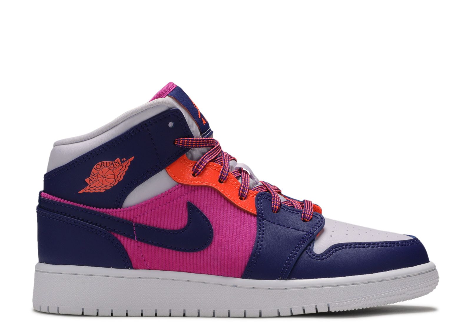 Jordan 1 Mid GS 'Fire Pink'