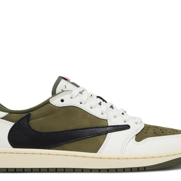 Travis Scott x Jordan 1 Low OG SP 'Medium Olive' Sample