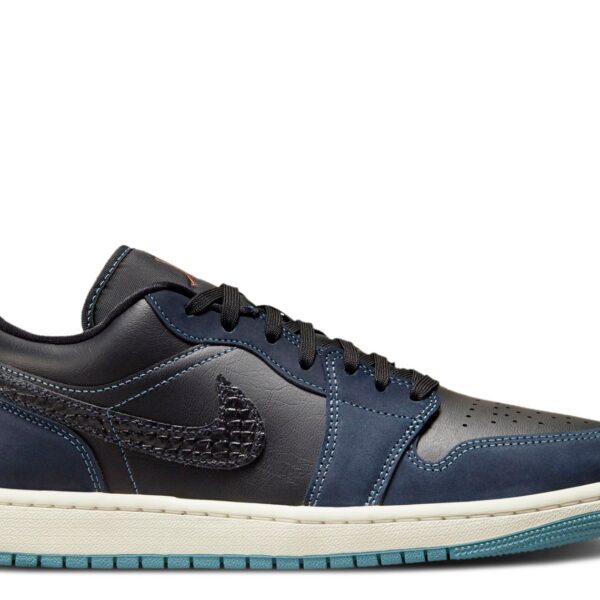 Wmns Jordan 1 Low SE 'Black Dark Obsidian'