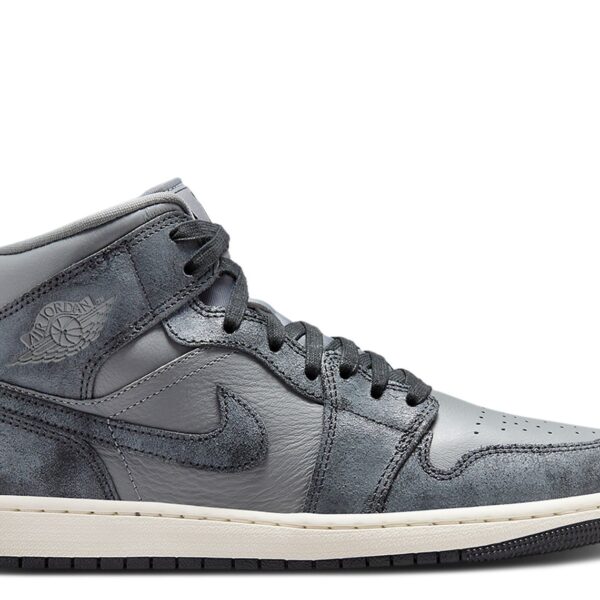 Wmns Jordan 1 Mid 'Distressed Smoke Grey'
