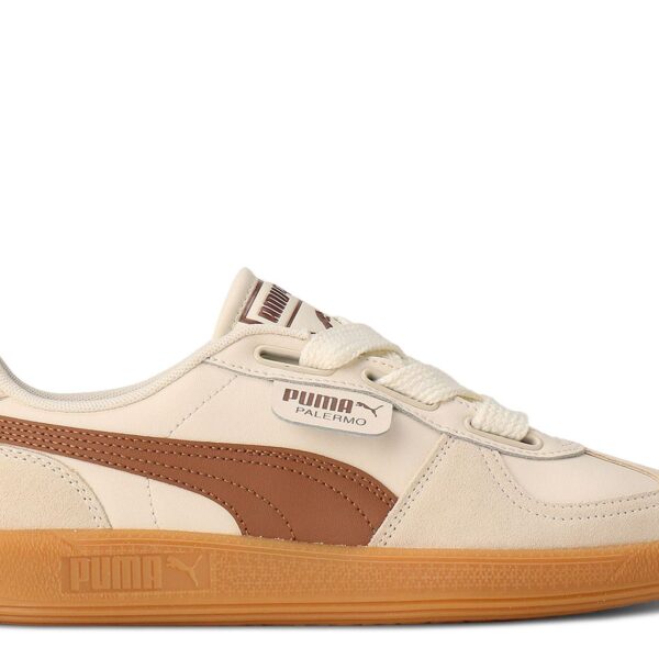 Wmns Palermo Wide Lace SD 'Frosted Ivory Brown Mushroom'