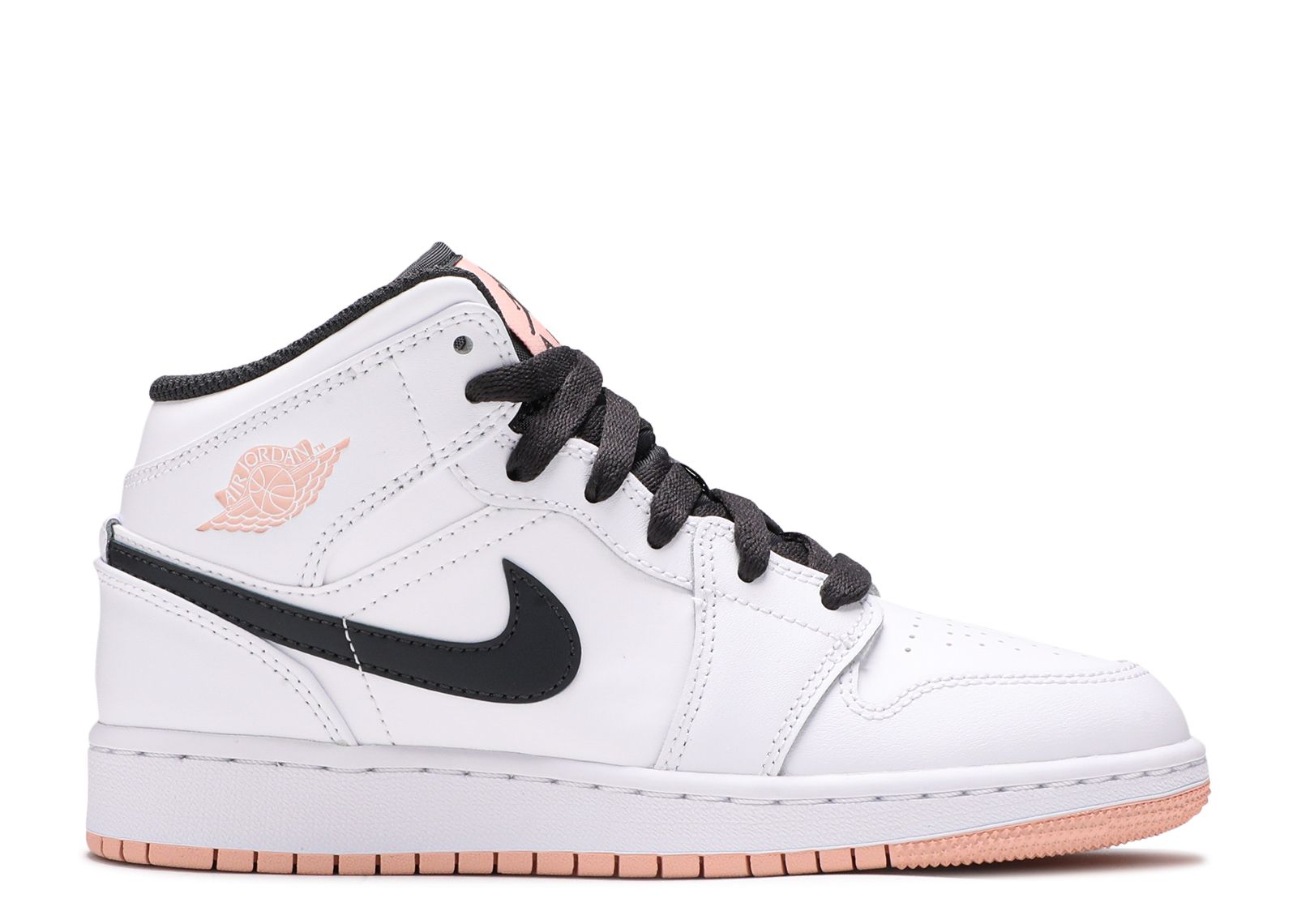 Jordan 1 Mid GS 'White Arctic Orange'