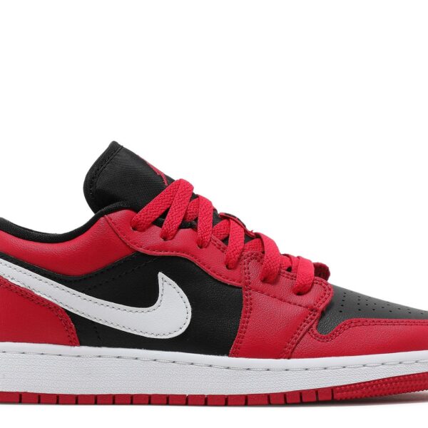 Jordan 1 Low GS 'Black Very Berry'