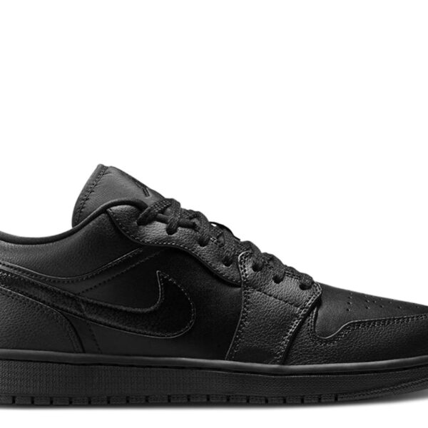 Jordan 1 Retro Low 'Triple Black'
