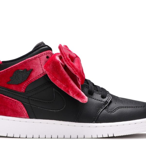 Jordan 1 Mid Bow XLD GS 'Noble Red'