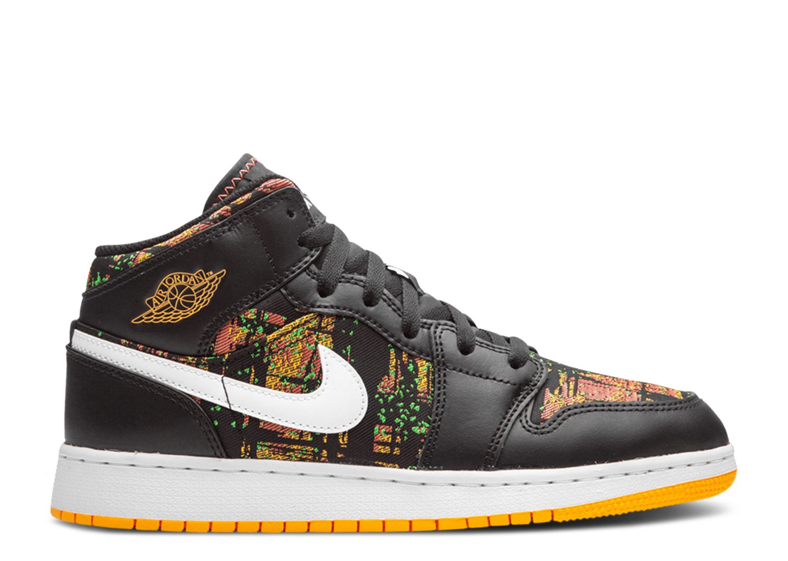 Jordan 1 Mid GS 'Black Laser Orange'