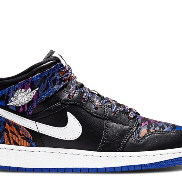 Jordan 1 Mid SE GS 'Tiger Stripe'