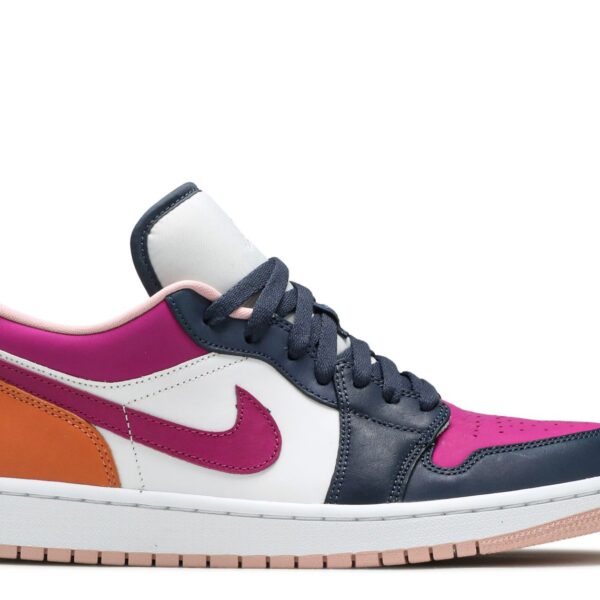 Wmns Jordan 1 Low SE 'Mismatched - Purple Magenta'